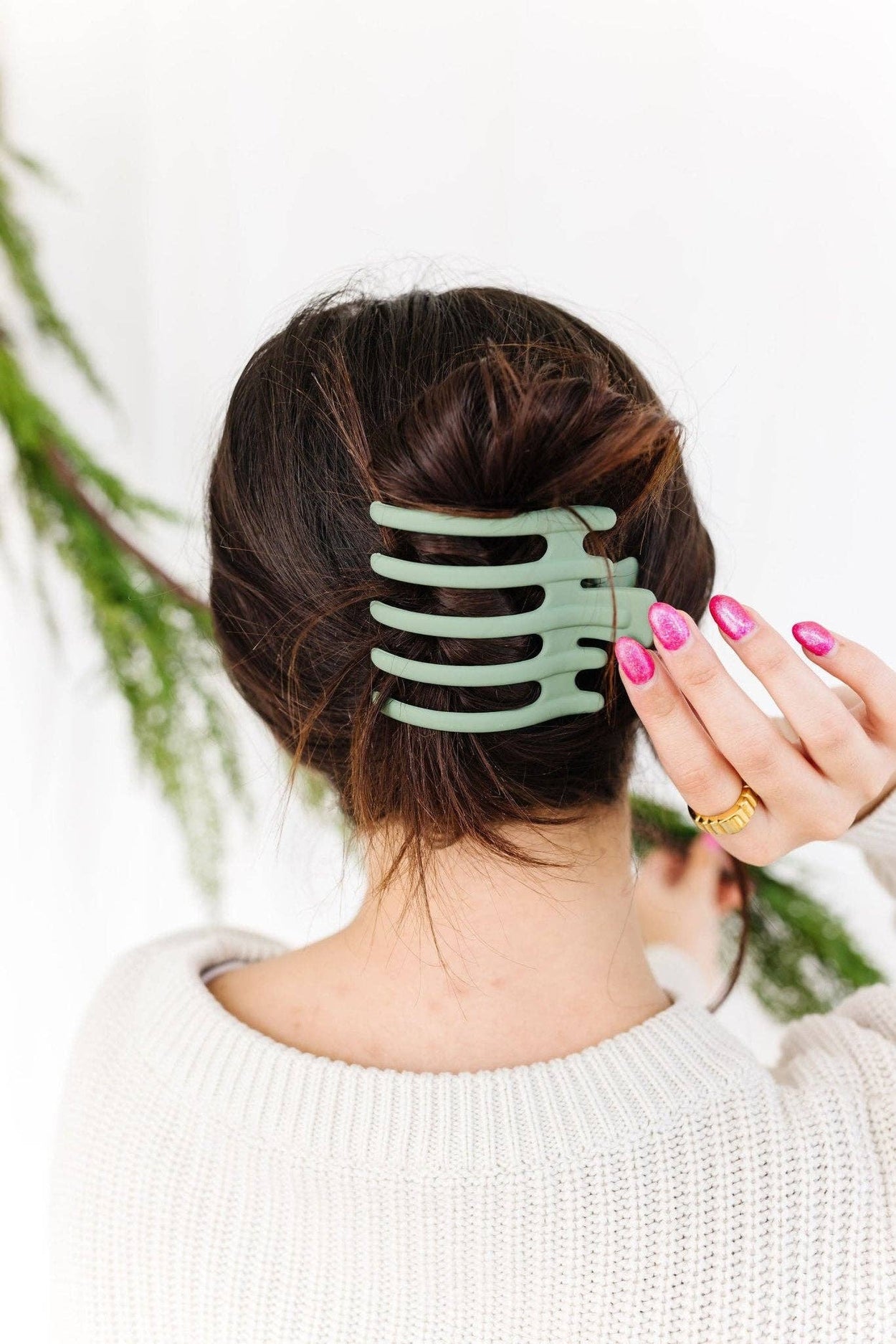 Blue 5 Prong Claw Clip