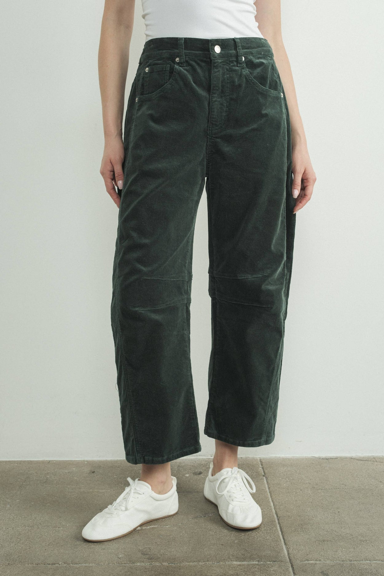 Mink Corduroy Slouchy Relax Fit Pants