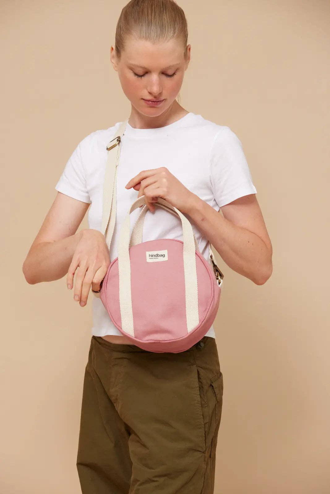 Blush Louis Round Bag