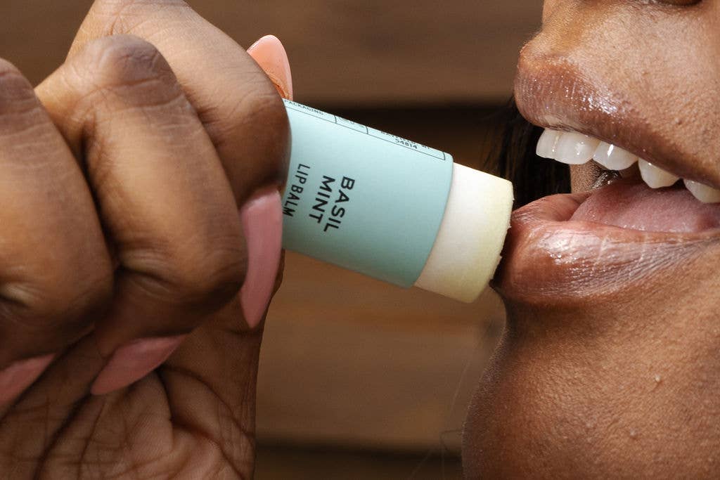 Basil Mint Organic Lip Balm
