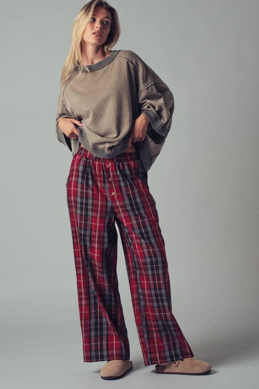 Olive Oversized Seam Detail Pullover Top