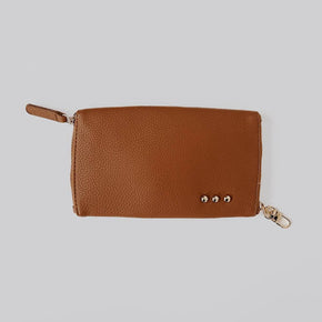 Brown 2-in-1 Glasses Case Holder