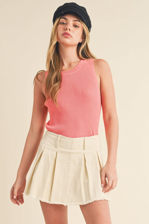 Coral Jadine Knit Tank