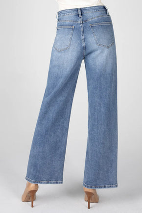 Super High Rise Wide Leg Jean