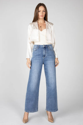 Super High Rise Wide Leg Jean