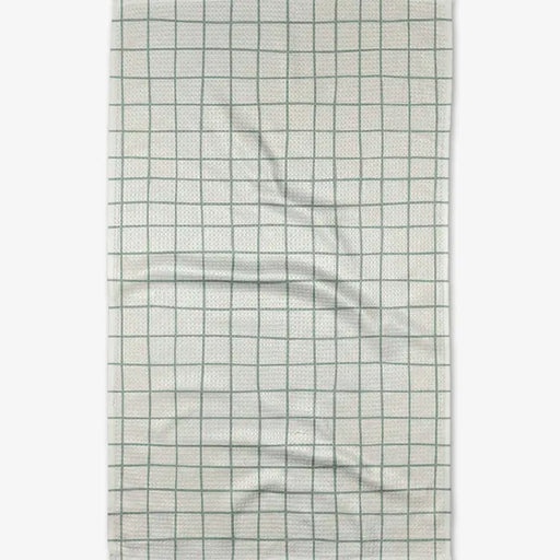 Geometry Spring Grid Tea Towel