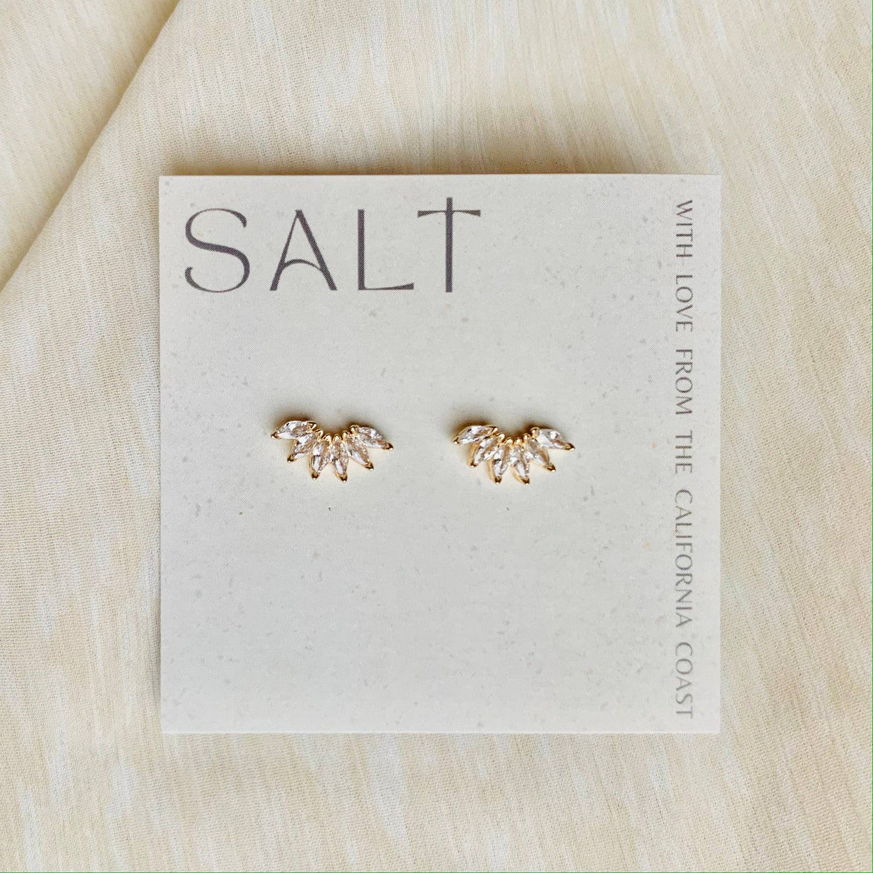 Fan Girl Marquise Diamond Studs