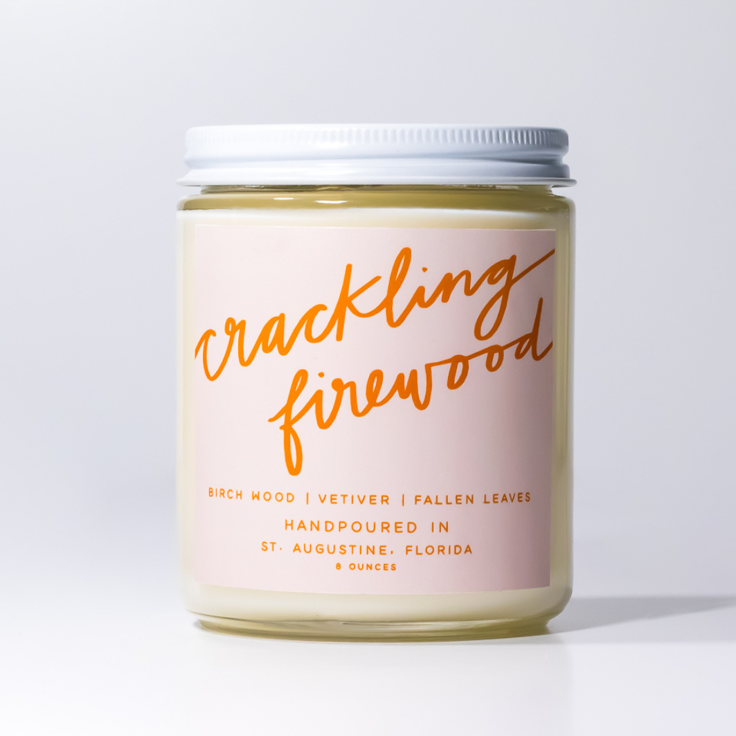 Crackling Firewood Candle