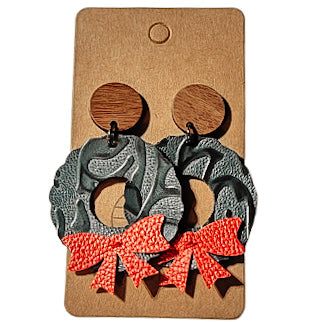 Handmade Wreath Earrings