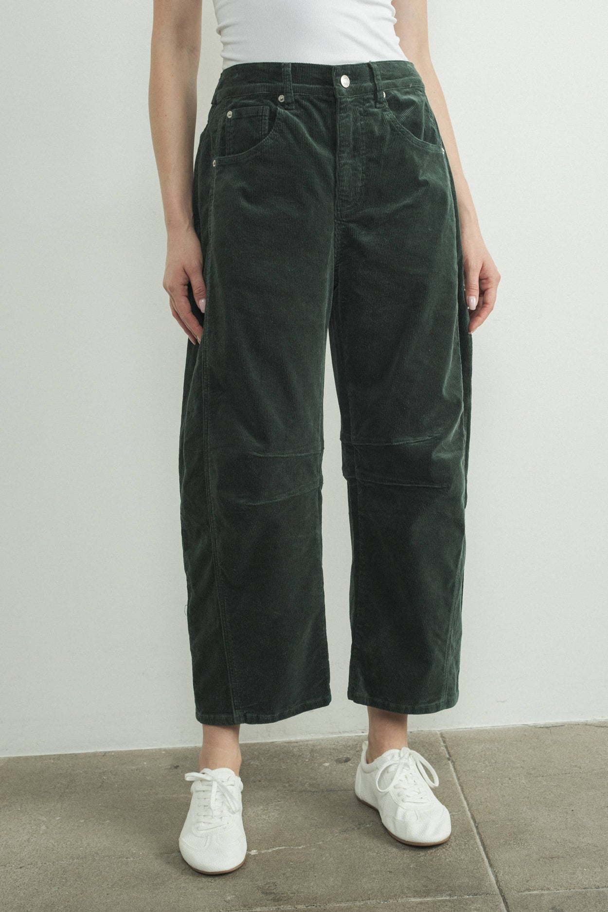 Mink Corduroy Slouchy Relax Fit Pants