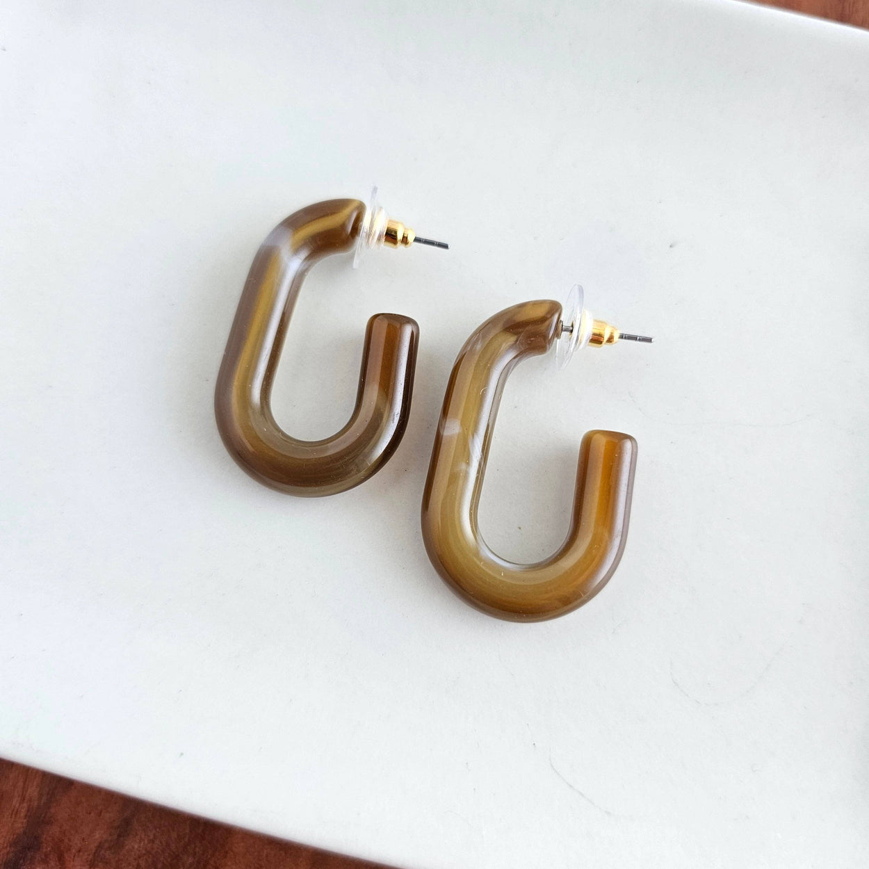 Brown Joanna Hoops