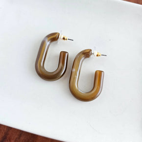 Brown Joanna Hoops
