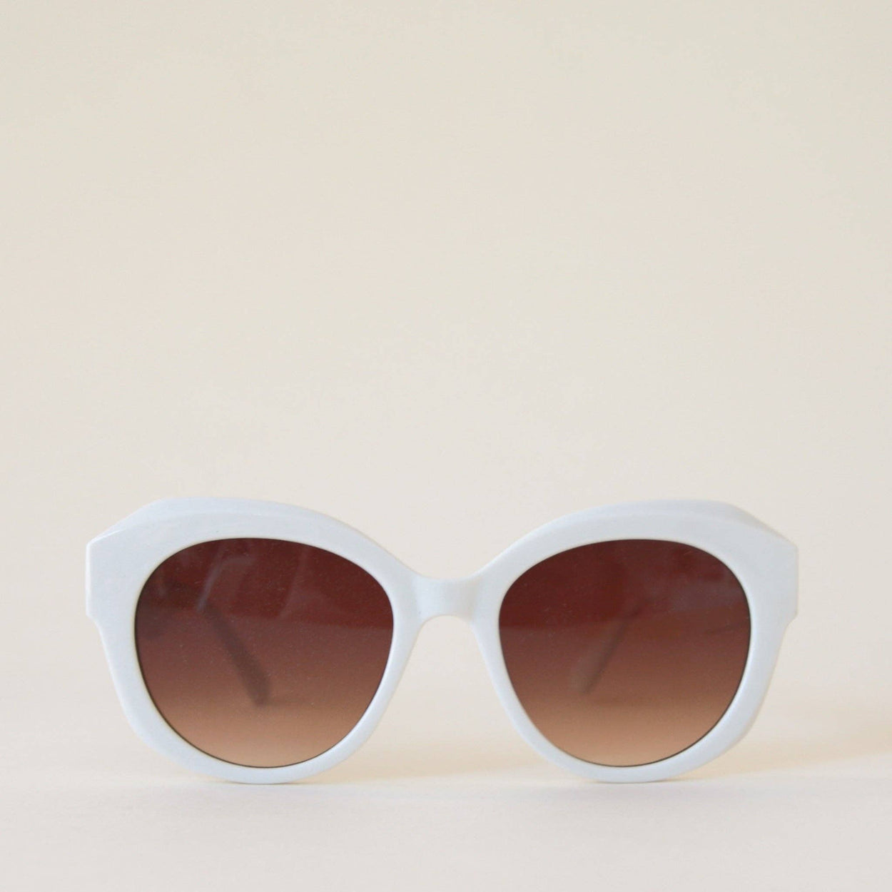 White Donna Sunglasses