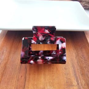 Burgundy Carly Hair Claw
