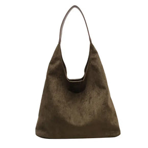Vegan Suede Shoulder Bags