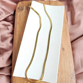 20" Luxe Gold Herringbone Chain