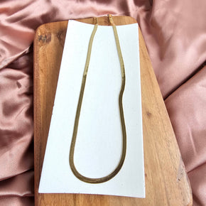 20" Luxe Gold Herringbone Chain