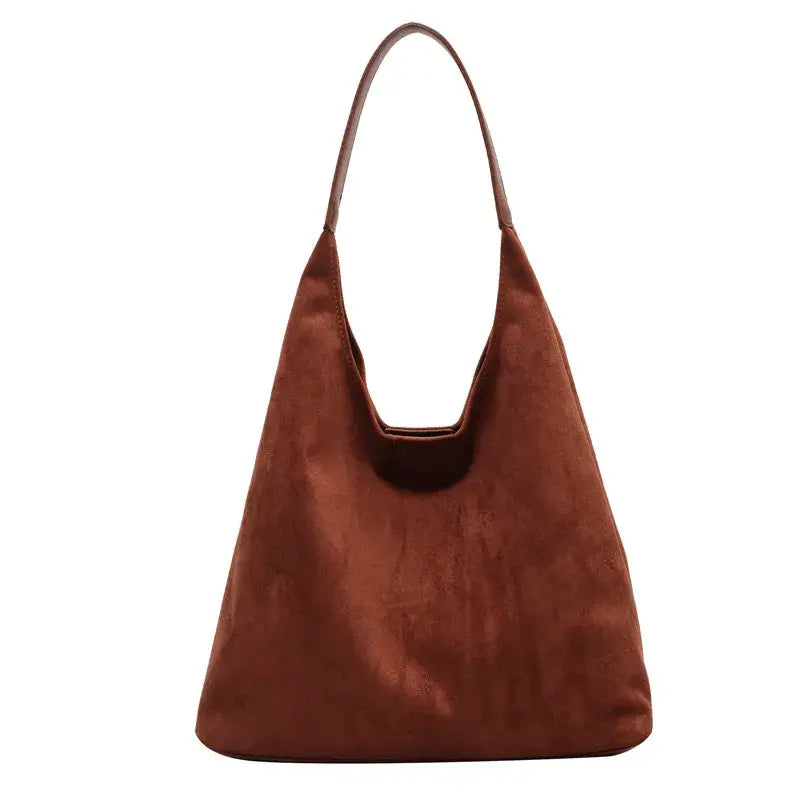 Vegan Suede Shoulder Bags
