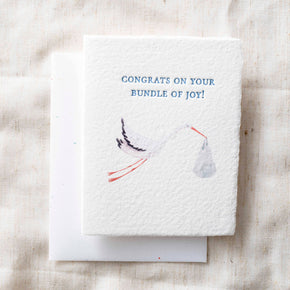 Blue Bundle of Joy Greeting Card