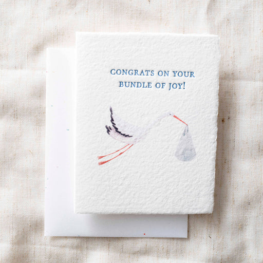 Blue Bundle of Joy Greeting Card