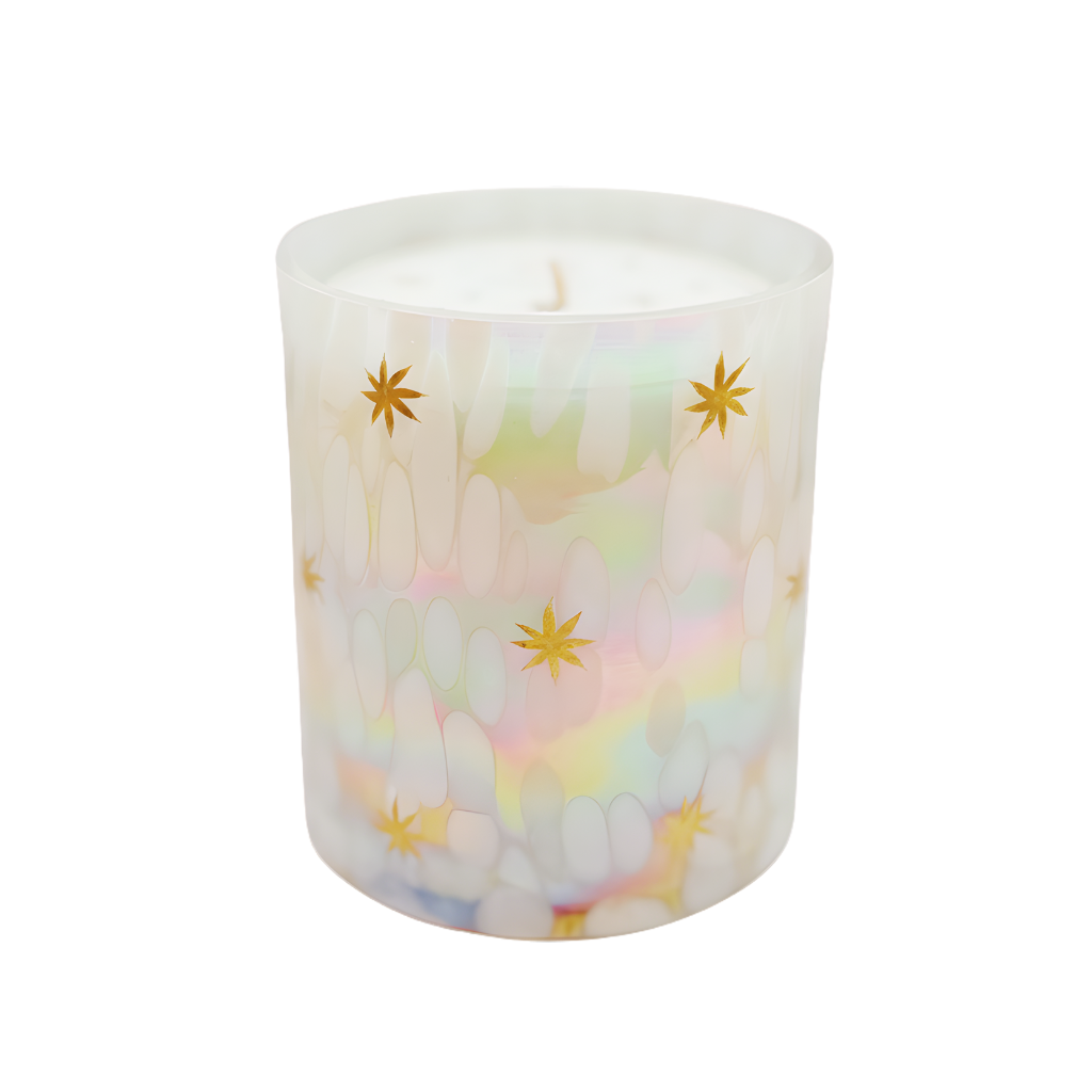 Daydream Iridescent Stars Candle 14oz
