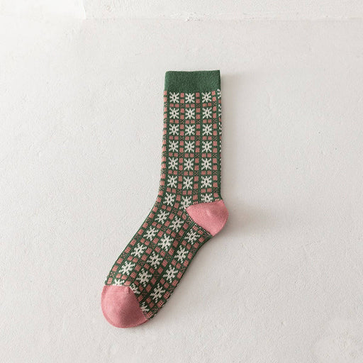 Christmas Socks Women's Middle Tube Socks