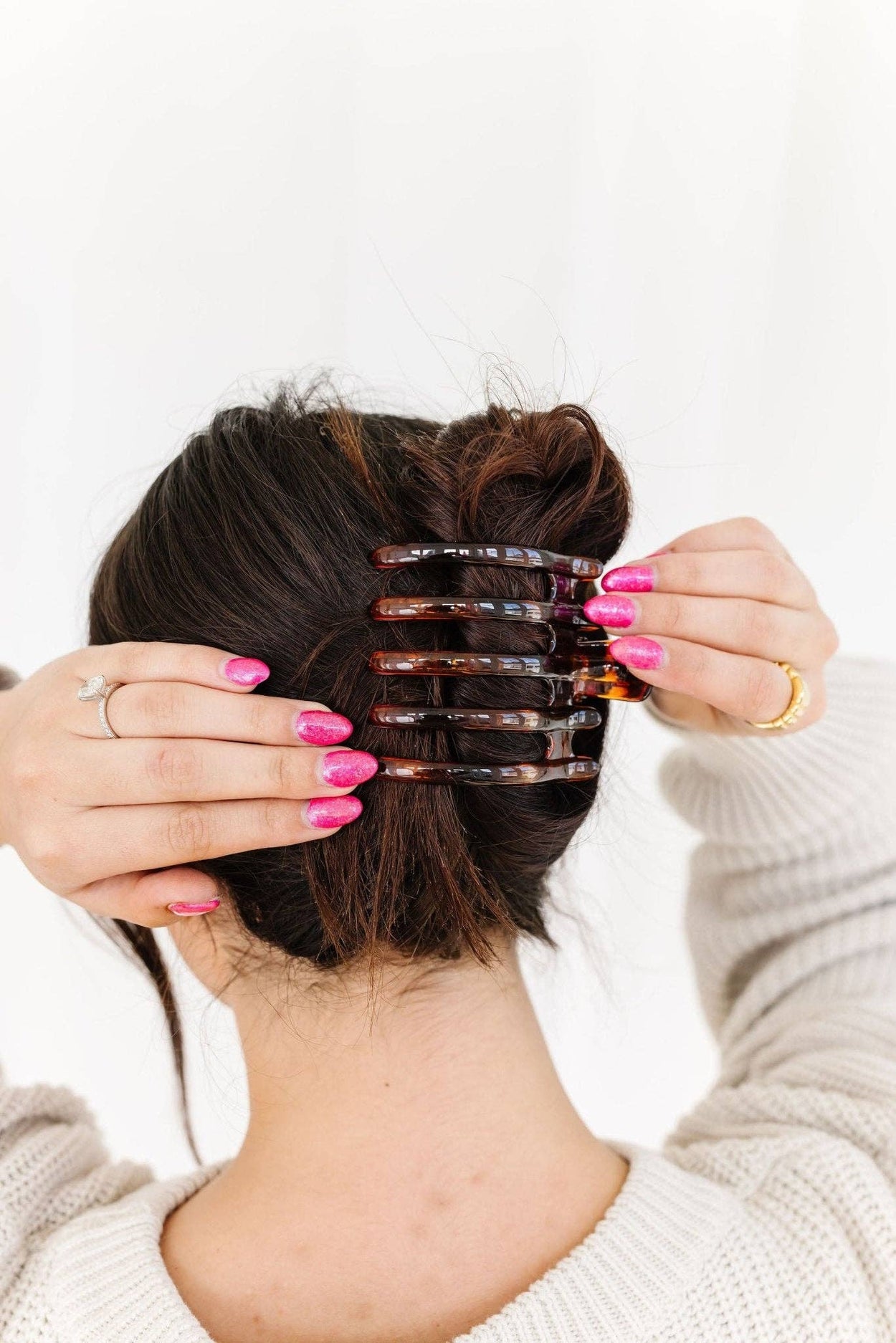 Blue 5 Prong Claw Clip