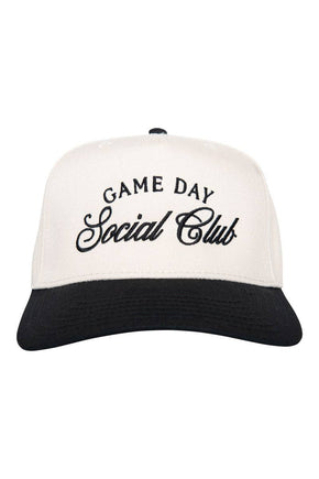 Black Game Day Social Club Two-Toned Vintage Hat