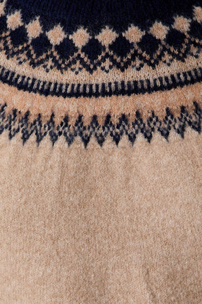 Oatmeal Crew Neck Drop Shoulder Sweater