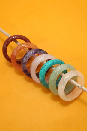 Topaz Earthy Natural Stone Ring