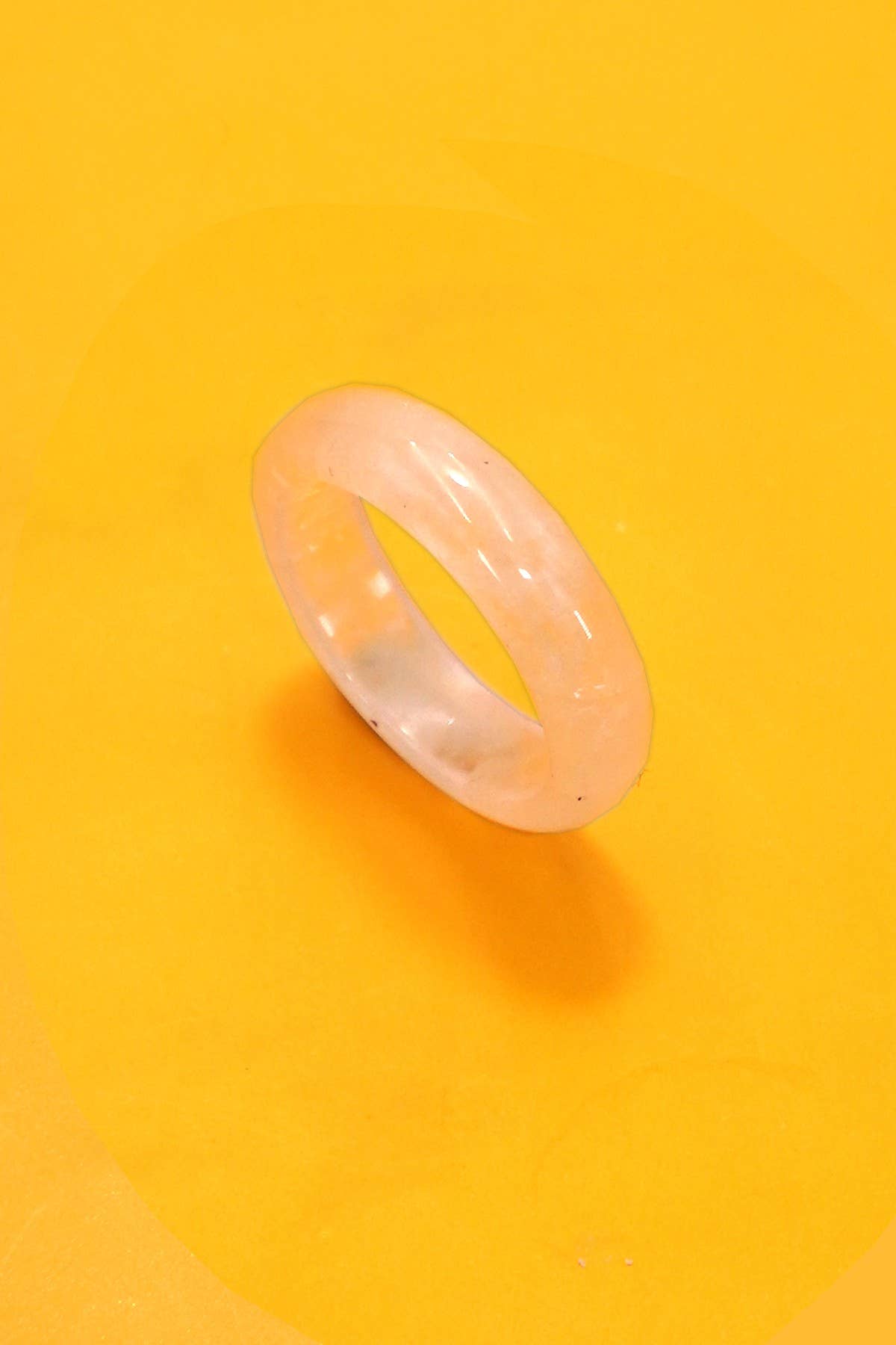 Rose Quartz Earthy Natural Stone Ring