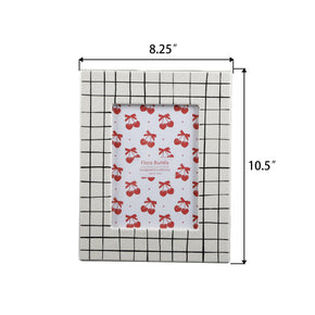 5 x 7 Checker Line Ceramic Frame