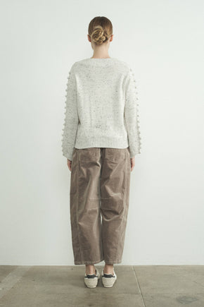 Mink Corduroy Slouchy Relax Fit Pants