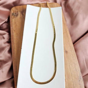 20" Luxe Gold Herringbone Chain