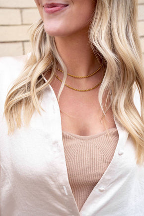 20" Luxe Gold Rope Chain