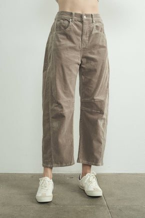 Mink Corduroy Slouchy Relax Fit Pants