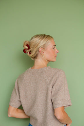 Magenta Swirl Claw Clip