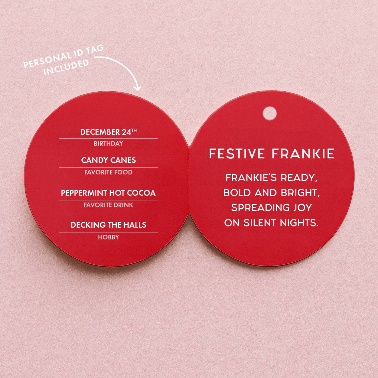 Festive Frankie Elf Ornament