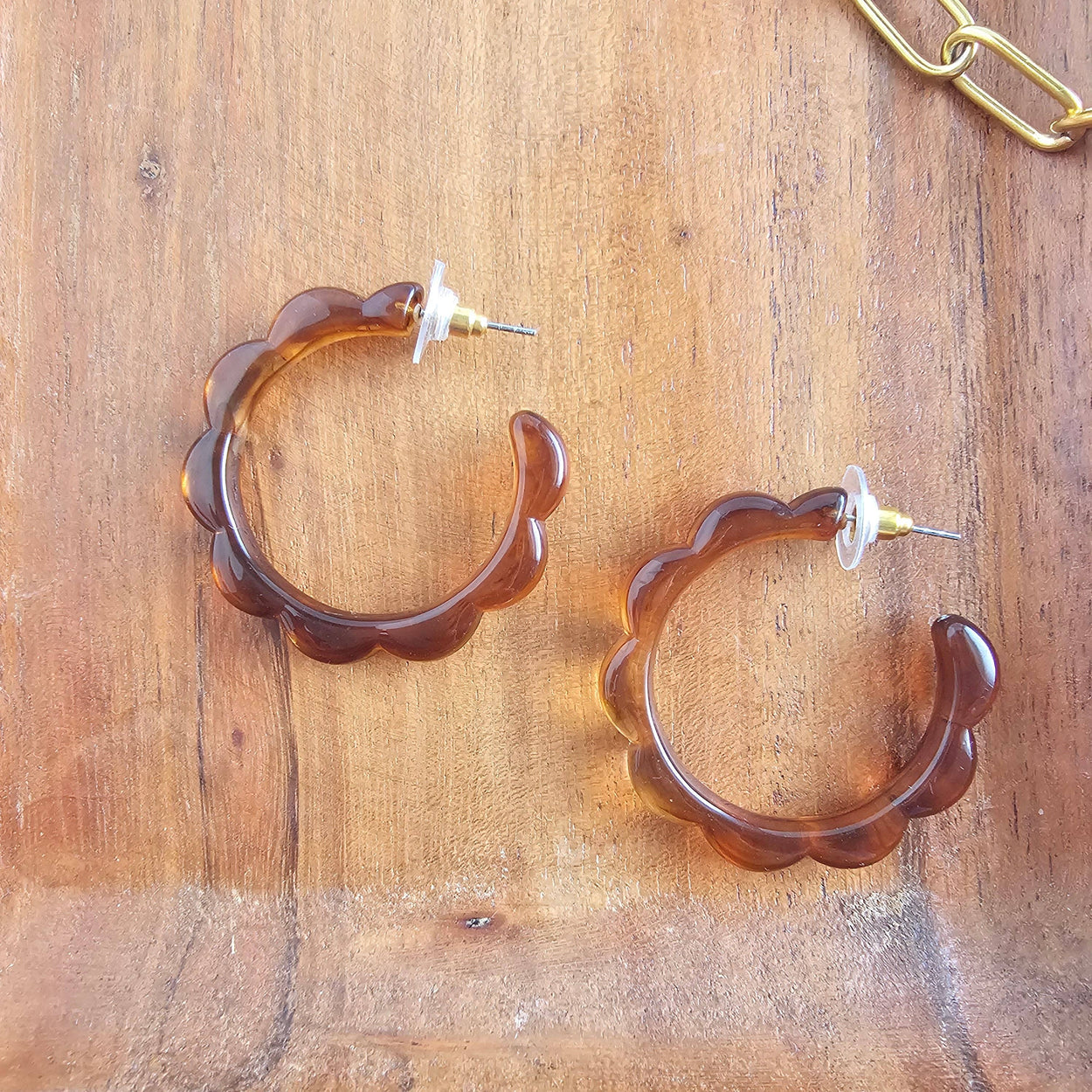 Amber Scarlett Hoops
