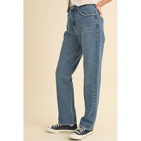 Straight Denim Pants