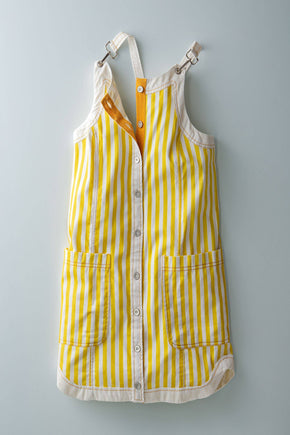Sunshine Stripe Overall Dress