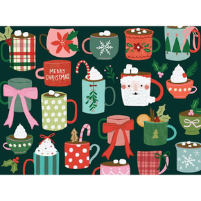 Cups of Cocoa 1000 Piece Holiday Winter Puzzle