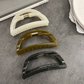 Army Green Bun Hair Claw