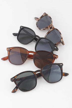 Multi Tinted Square Sunglasses