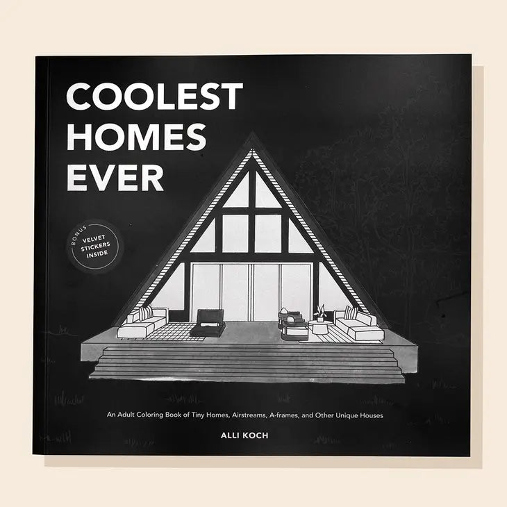 Coolest Homes Ever Coloring Book — RJ Home