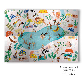 Pool Party Jigsaw Puzzle