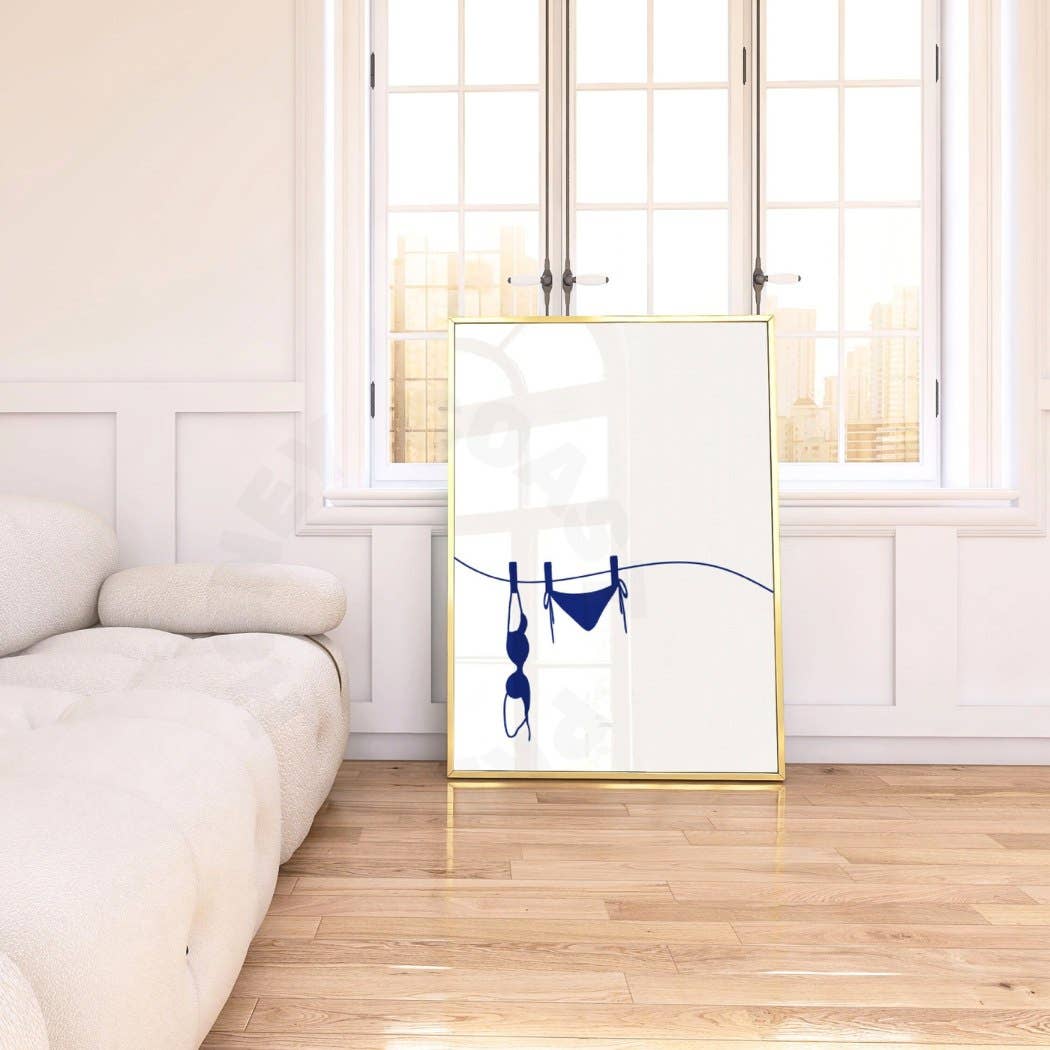 Bikini Endless Summer Navy Blue Print