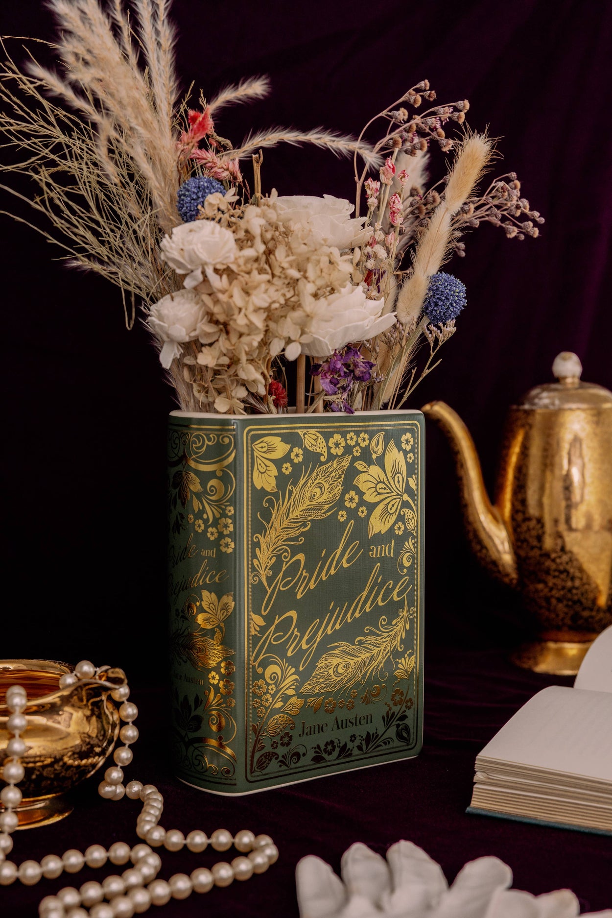 Pride and Prejudice 2 Large Book Vase