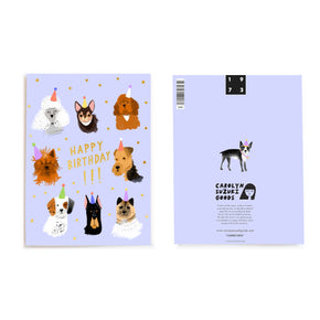 Canine Crew Birthday Card