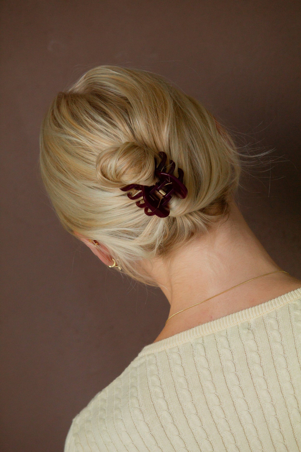 Magenta Doubled Claw Clip